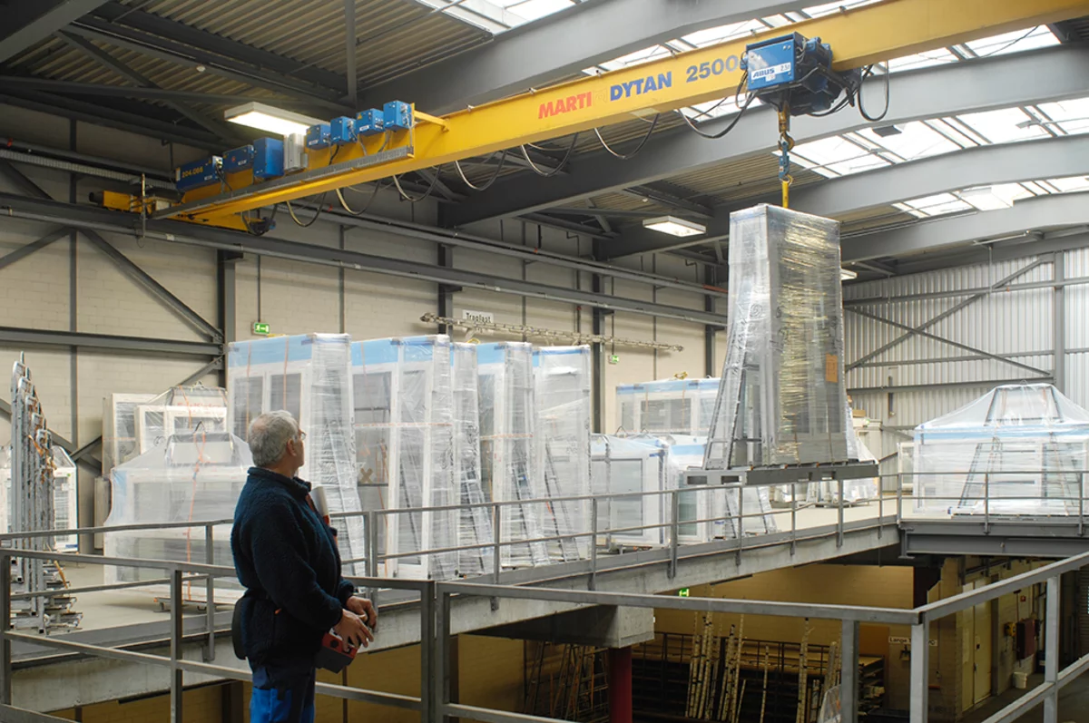 ABUS EOT cranes and HB systems at the company EgoKiefer AG in Switzerland